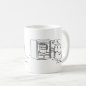 Jus créatifs tasse deux côtés (Devant droit)
