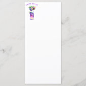 Jus de bleuets Boire Fruits Party Menu (Dos)