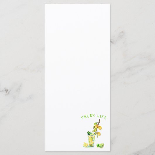 Jus de bleuets Boire Fruits Party Menu (Devant)