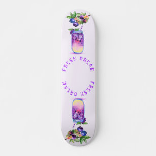 Jus de bleuets Cool Boire Fruits Skateboard