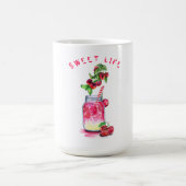 Jus de cerise Cool Boire Fruits Café Mug (Centre)