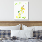 Jus de citron Boire Citrons toile Imprimer (Insitu(Chambre))
