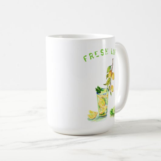 Jus de citron Boire Mug de citron (Devant droit)