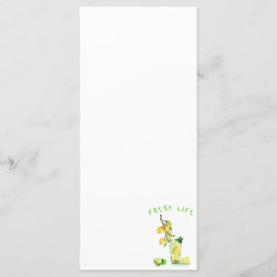 Jus de citron frais Cool Boire Lemonade Menu d'été