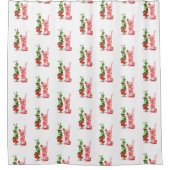 Jus de fraise Cool Boire Fruits Douche Rideau (Devant)