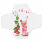 Jus de fraise frais Cool Boire balle de football (Plat)