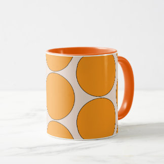 "JUS D'ORANGE" DÉCOR POP-ART TASSE À CAFE 330 ML