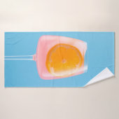 Jus d'orange en verre transparent (Serviette de bain)