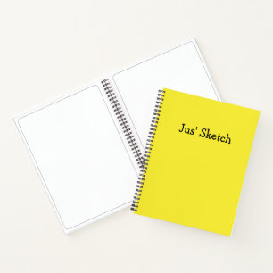 Jus Sketch Cute Girly Funny Simple Tekening Art ni Notitieboek