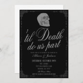 Jusqu'à ce que la mort nous sépare Faire-part de m (Devant / Derrière)