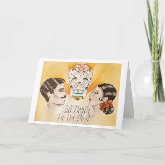 "Jusqu'à ce que la mort nous sépare" Invitations d (Devant)