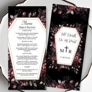 Jusqu'à ce que la mort nous sépare Menu de mariage