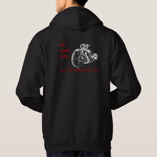 JUSQU'À CE QUE LES ROUES TOMBENT le sweat - shirt (Dos)