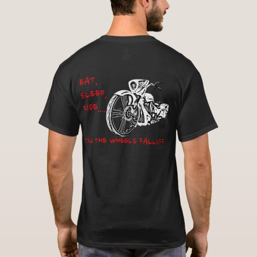 JUSQU'À CE QUE LES ROUES TOMBENT ! T-shirt (Dos)