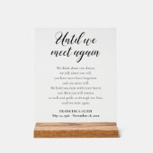 Jusqu'À Ce Que Nous Rencontrions De Nouveau Poème (Recto)