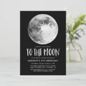 Jusqu'à la Lune | Invitation à une fête d'annivers (Debout devant)