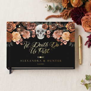 Jusqu'à la mort Crâne aquarelle Automne Mariage go