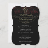 Jusqu'à la mort des invitations de mariage (Devant)