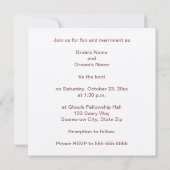 Jusqu'à la mort faites-nous faire-part de mariage (Dos)