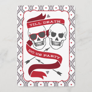 Jusqu'à la mort Fête Do Us - Faire-part de mariage