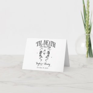 Jusqu'À La Mort Fêtons-Nous Des Invitations De Mar