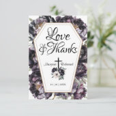 Jusqu'à la mort | Peonies noires gothiques Merci d (Debout devant)