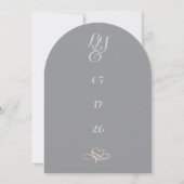 Jusqu'à l'éternité - Faire-part de mariage de Brit (Dos)