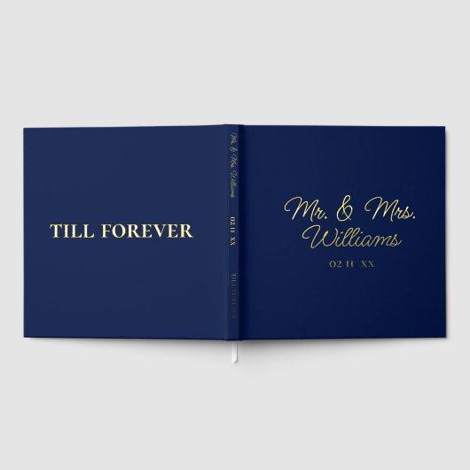 Jusqu'À Présent, M. Mme. | Mariage bleu Luxe Gold  (Complet)