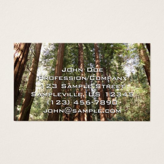 Jusqu'aux séquoias II à Muir Woods National Monume (Devant)