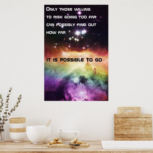 Jusqu'Où Il Est Possible D'Aller Poster (Cuisine)