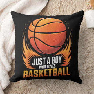 Just A Boy Who Loves Basketball Kussen