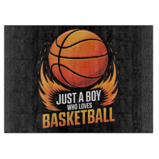 Just A Boy Who Loves Basketball Snijplank