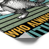 Just A Dad Who Always Came Back With The Milk Fath Poster (Hoek)