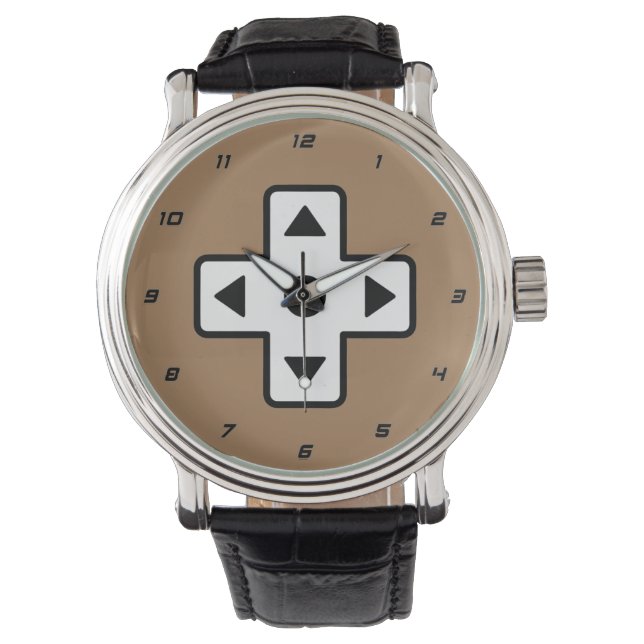 Just a Fun Old Arcade Game Controller Horloge (Voorkant)
