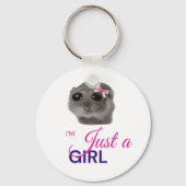 Just a Girl Keychain (Achterkant)