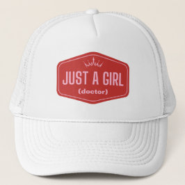 Just A Girl - vul het blanco in - Feminist Trucker Pet