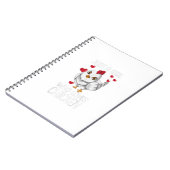 Just A Girl Who Loves Chicken Do You Love Notitieboek (Linkerzijde)