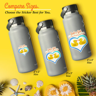 Just a Girl Who Loves Cruising and Ducks–Vacation Sticker