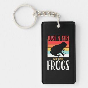 Just A Girl Who Loves Frog Sleutelhanger