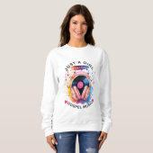Just a girl who loves Gospel Music Sweatshirt (Devant entier)