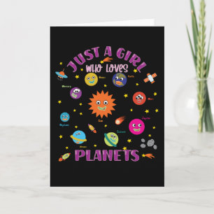 Just A Girl Who Loves Planets Solar System Kaart