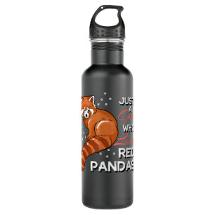 Just A Girl Who Loves Red Pandas Funny Red Panda Q Waterfles
