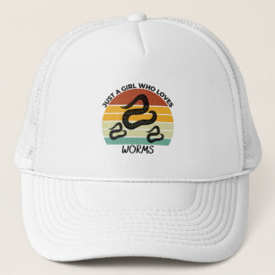 Just a girl who loves worms trucker pet