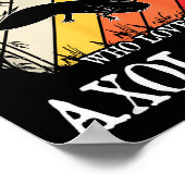 Just A Grandpa Who Loves Axolotls Poster (Hoek)