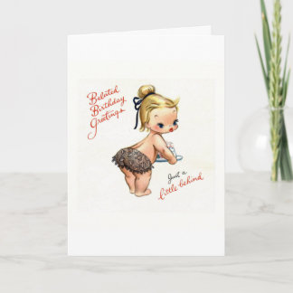 "Just a Little Behind"  Kaart