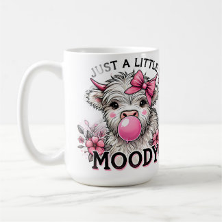 Just A Little Moody Baby Cow Koffiemok