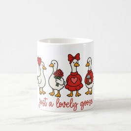 Just a Lovely Goose Cute Goose Coffee Mug Koffiemok