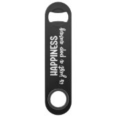Just a Pop Away Beer Steel Bottle Opener (Dos)