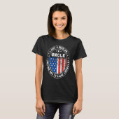 Just A Regular Uncle Raise Liberals USA American F T-shirt (Voorkant volledig)