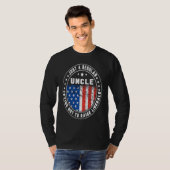 Just A Regular Uncle Raise Liberals USA American F T-shirt (Voorkant volledig)